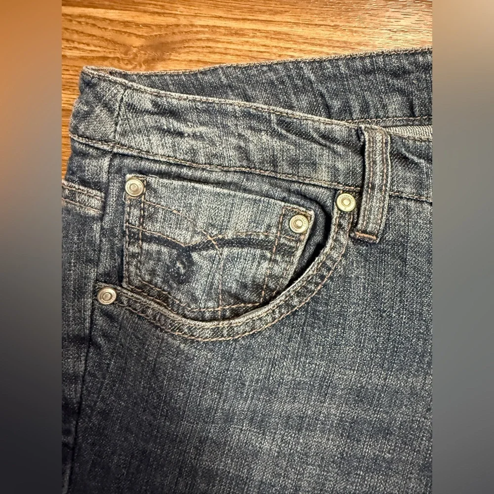Vintage 90's Z.Cavaricci Women's Plus Low Rise Flare Med Wash Blue Jeans 20